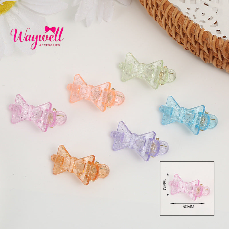 Directly from the manufacturer cute children Korean version ins side clip bangs clip girls mixed multi-color mini duck bill clip wholesale