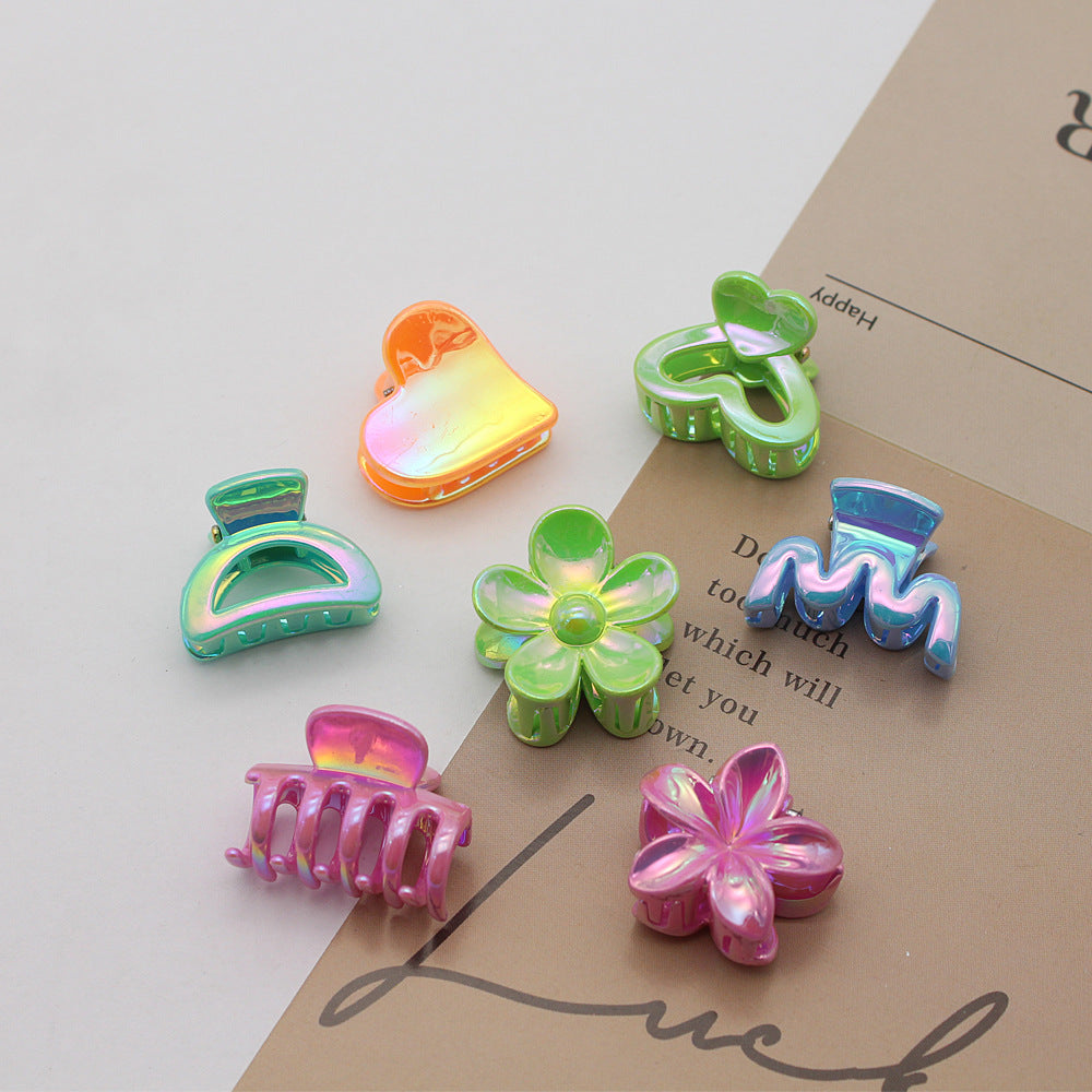 Princess Hairstyle Broken Hair Small Jaw Clip Macaron Children Small Hair clip