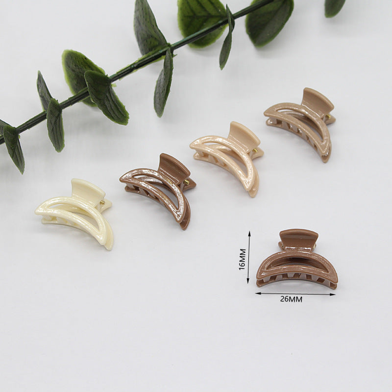 Minimalist Princess Head Small Claw Clip for Women
