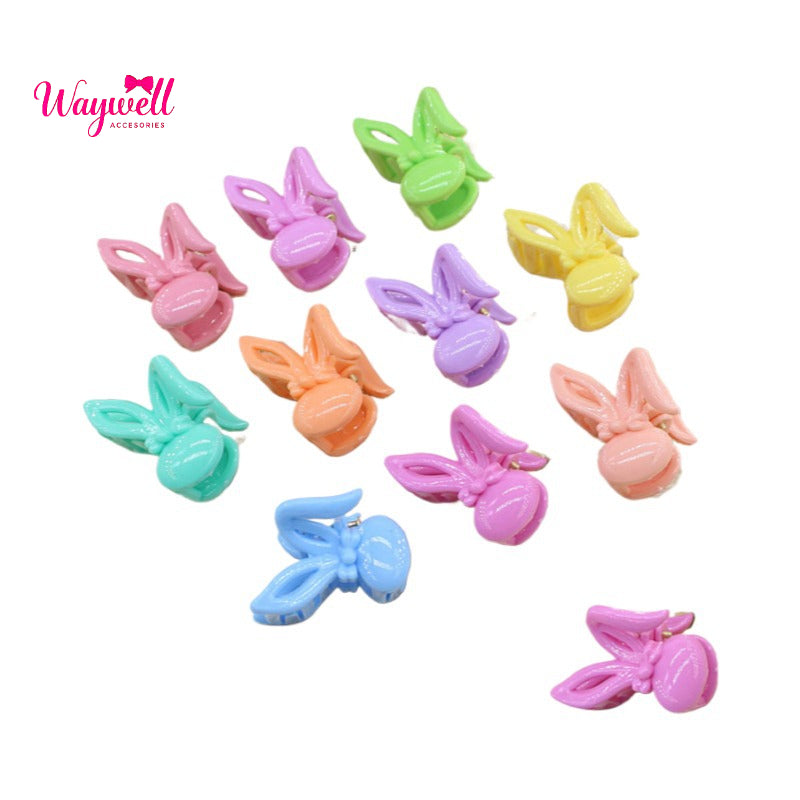 2.5Cm Macaron hairpin Super fairy sweet fashion grab clip Korean version small grab clip bow hair grab clip