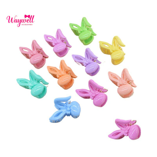 2.5Cm Macaron hairpin Super fairy sweet fashion grab clip Korean version small grab clip bow hair grab clip