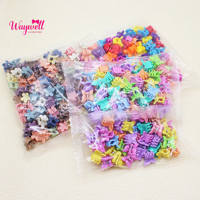 50pcs/ Bag small hairpin cute princess hairpin girl does not hurt hair baby baby jewelry mini children's hair grab clip