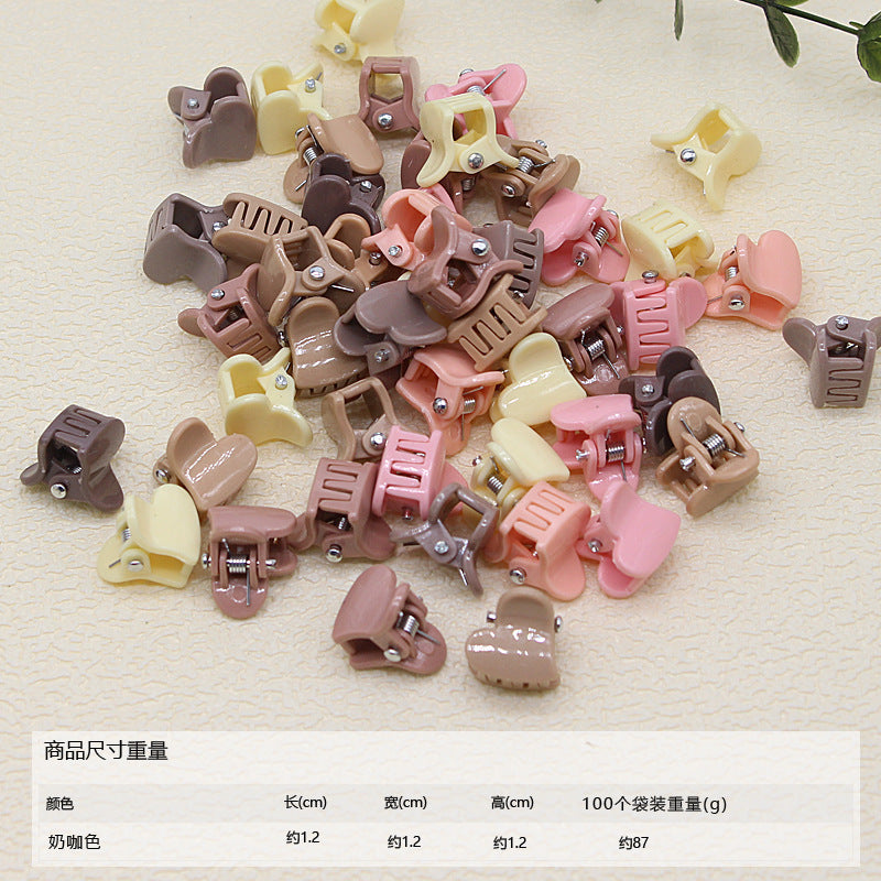 50pcs/ Bag small hairpin cute princess hairpin girl does not hurt hair baby baby jewelry mini children's hair grab clip