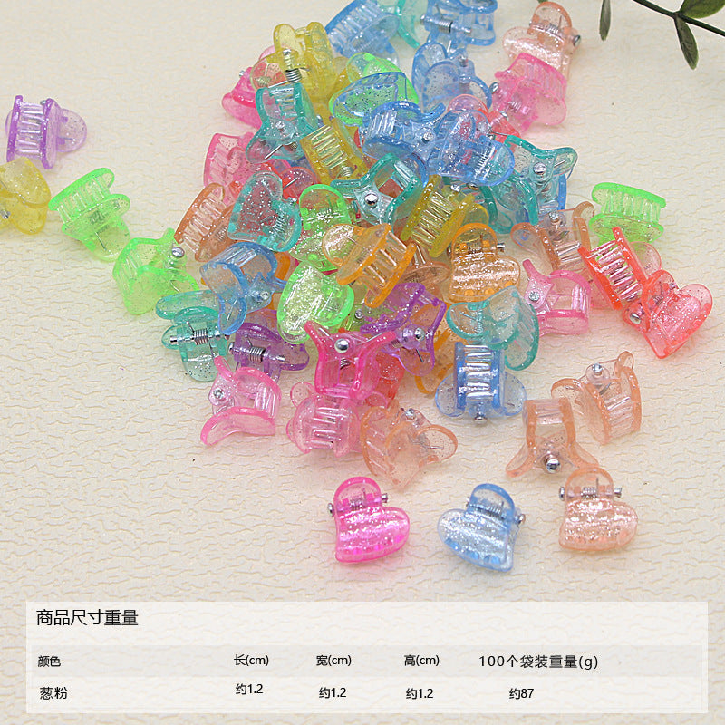 50pcs/ Bag small hairpin cute princess hairpin girl does not hurt hair baby baby jewelry mini children's hair grab clip