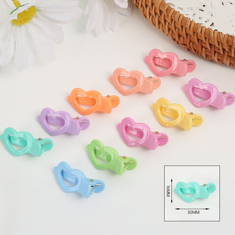 Directly from the manufacturer cute children Korean version ins side clip bangs clip girls mixed multi-color mini duck bill clip wholesale