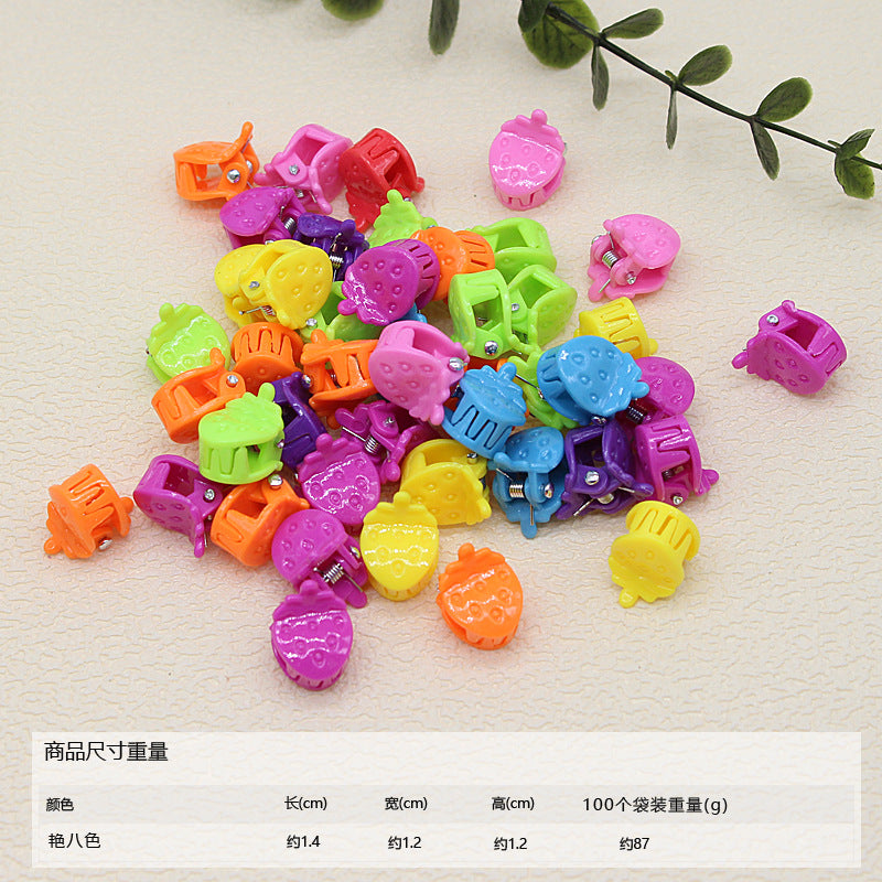 50pcs/ Bag small hairpin cute princess hairpin girl does not hurt hair baby baby jewelry mini children's hair grab clip