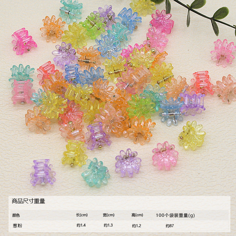 50pcs/ Bag small hairpin cute princess hairpin girl does not hurt hair baby baby jewelry mini children's hair grab clip