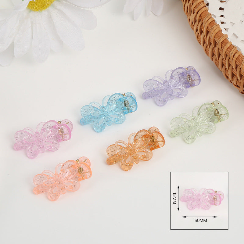 Directly from the manufacturer cute children Korean version ins side clip bangs clip girls mixed multi-color mini duck bill clip wholesale