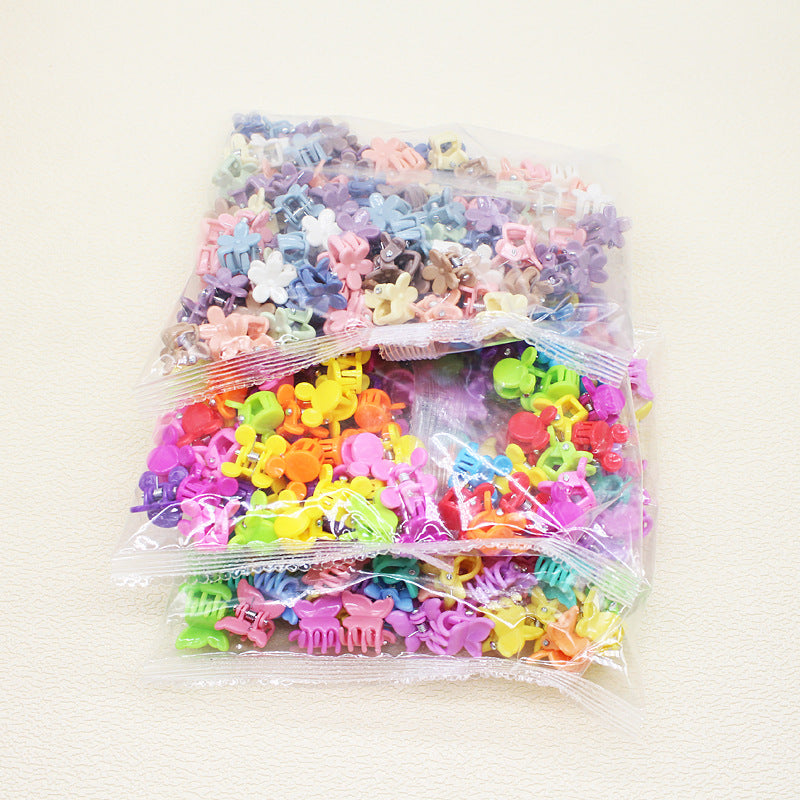 50pcs/ Bag small hairpin cute princess hairpin girl does not hurt hair baby baby jewelry mini children's hair grab clip
