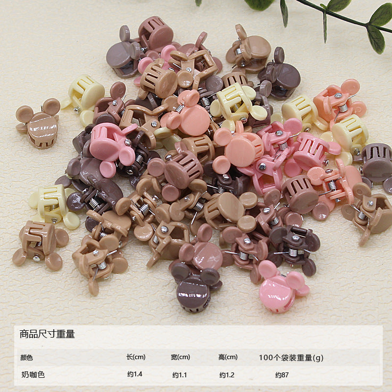 50pcs/ Bag small hairpin cute princess hairpin girl does not hurt hair baby baby jewelry mini children's hair grab clip
