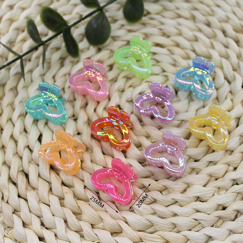 Summer Small Clip Hair Accessories Candy Symphony Princess Head Small Grab Clip Small Hairpin Headgear Bangs Clip Hair Card Wholesale