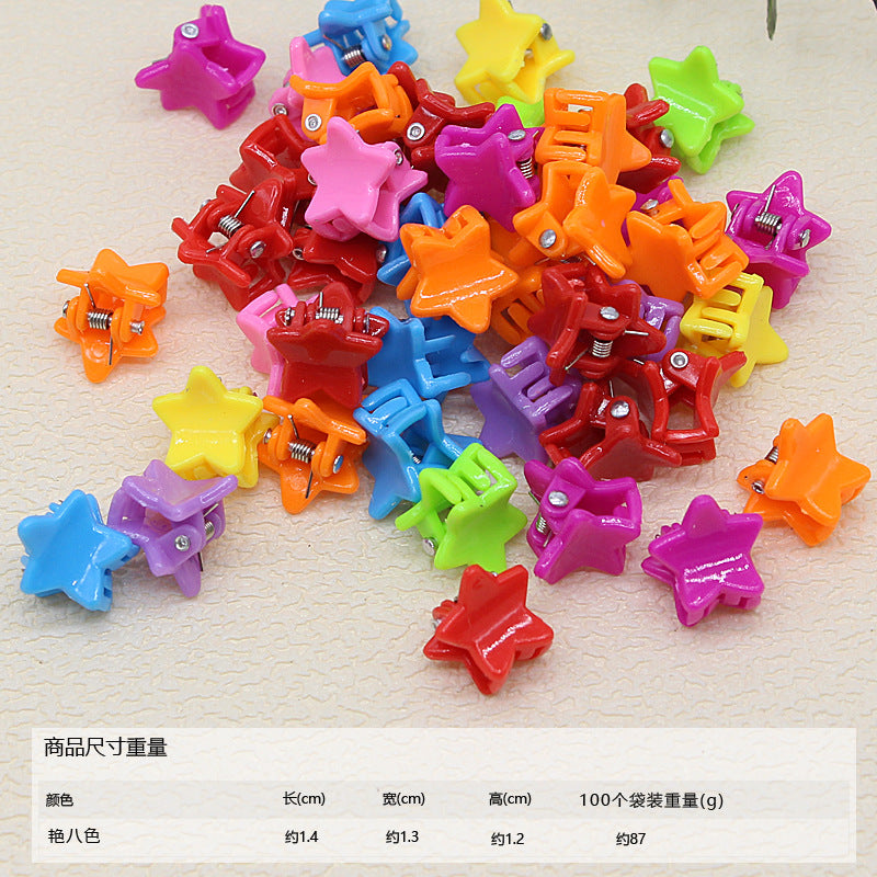 50pcs/ Bag small hairpin cute princess hairpin girl does not hurt hair baby baby jewelry mini children's hair grab clip