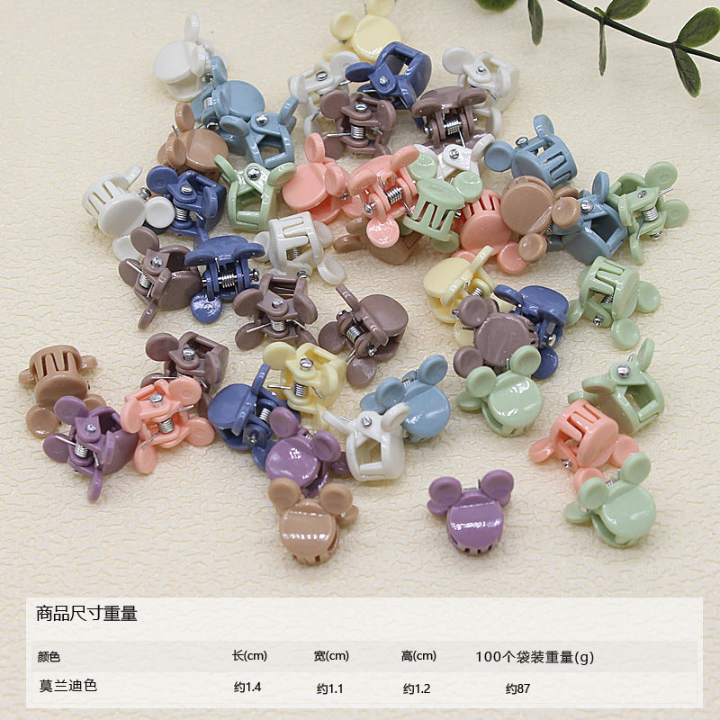 50pcs/ Bag small hairpin cute princess hairpin girl does not hurt hair baby baby jewelry mini children's hair grab clip