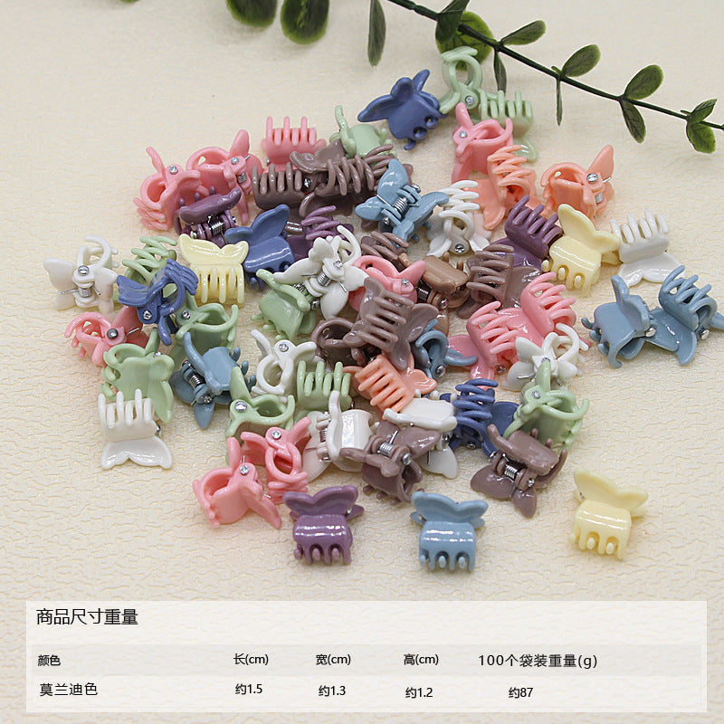 50pcs/ Bag small hairpin cute princess hairpin girl does not hurt hair baby baby jewelry mini children's hair grab clip
