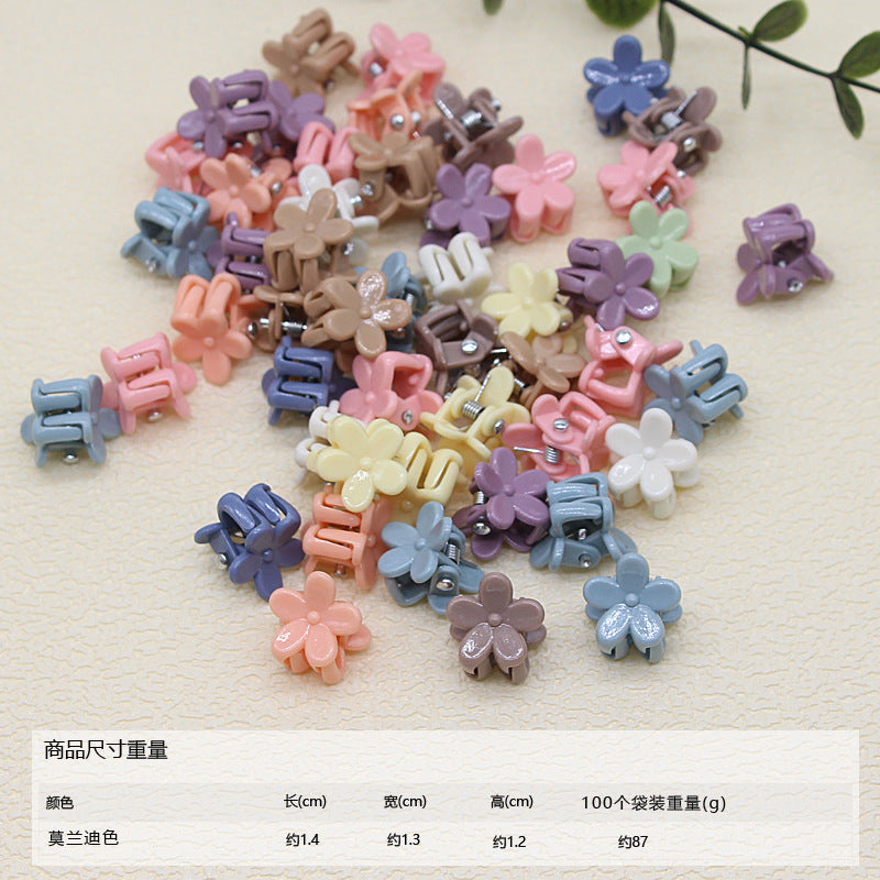 50pcs/ Bag small hairpin cute princess hairpin girl does not hurt hair baby baby jewelry mini children's hair grab clip