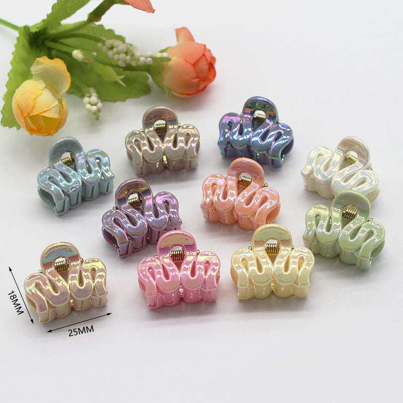 Morandi small clip Korean version Symphony mini grab clip small shark clip broken hairpin high ponytail clip hairpin hair accessories