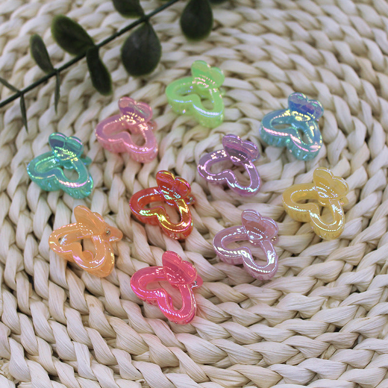 Summer Small Clip Hair Accessories Candy Symphony Princess Head Small Grab Clip Small Hairpin Headgear Bangs Clip Hair Card Wholesale