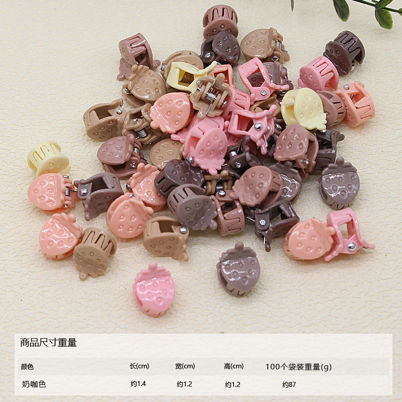 50pcs/ Bag small hairpin cute princess hairpin girl does not hurt hair baby baby jewelry mini children's hair grab clip