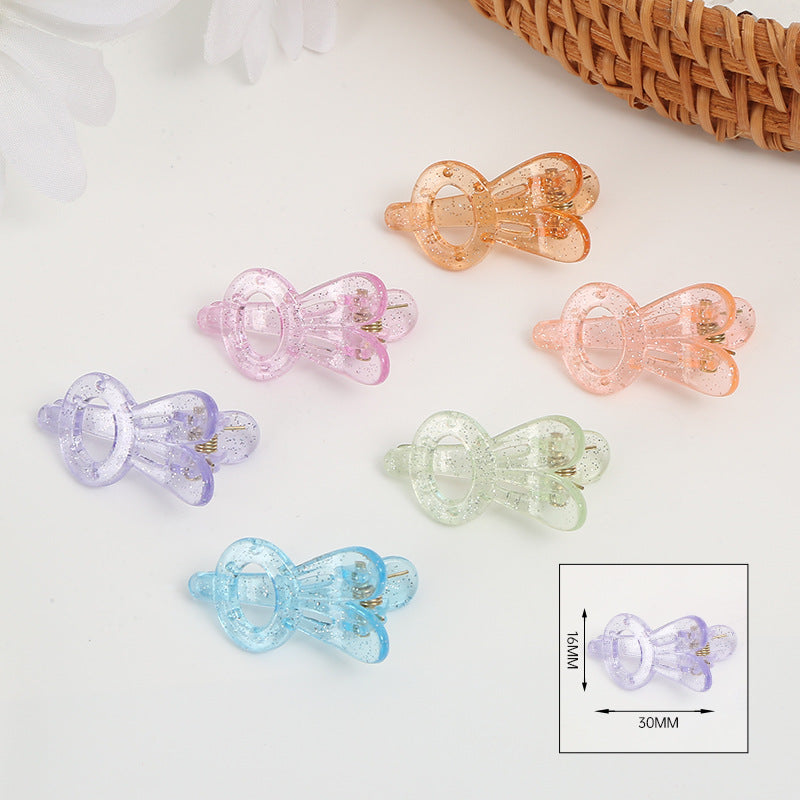 Directly from the manufacturer cute children Korean version ins side clip bangs clip girls mixed multi-color mini duck bill clip wholesale