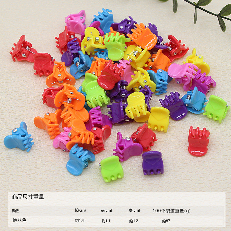 50pcs/ Bag small hairpin cute princess hairpin girl does not hurt hair baby baby jewelry mini children's hair grab clip