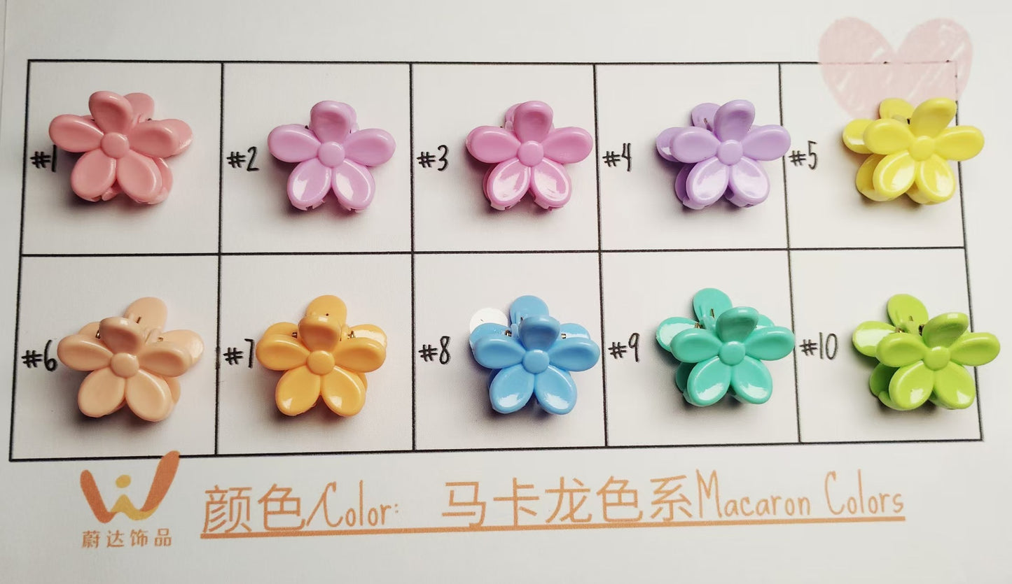2.5Cm Macaron hairpin Super fairy sweet fashion grab clip Korean version small grab clip bow hair grab clip