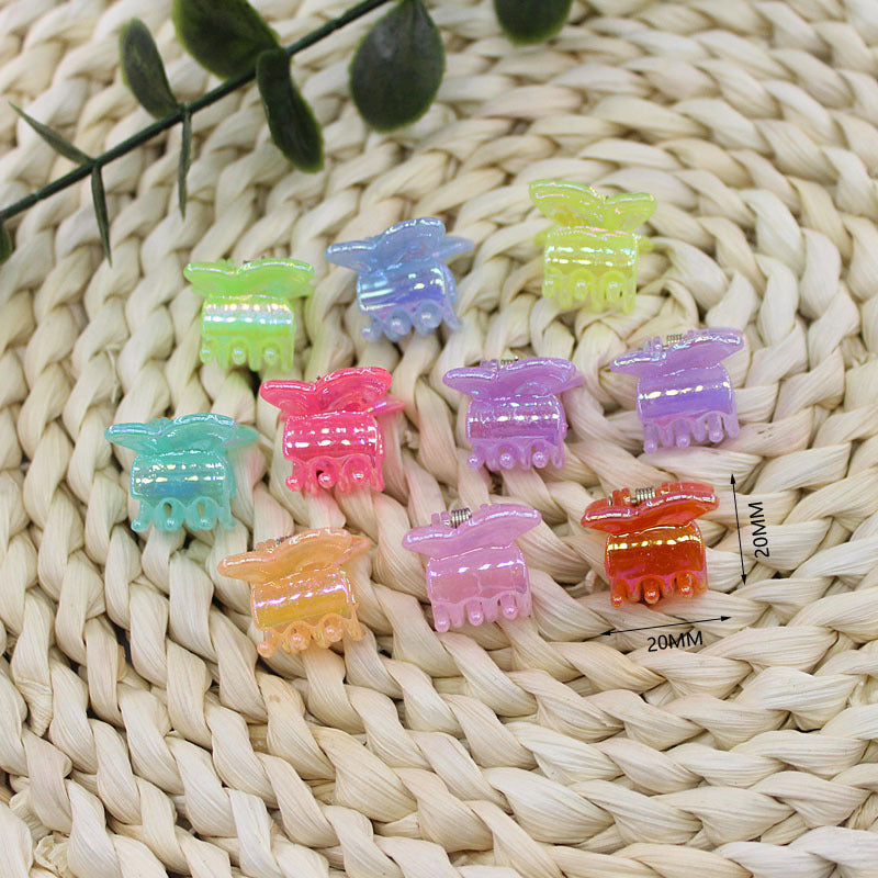 Summer Small Clip Hair Accessories Candy Symphony Princess Head Small Grab Clip Small Hairpin Headgear Bangs Clip Hair Card Wholesale