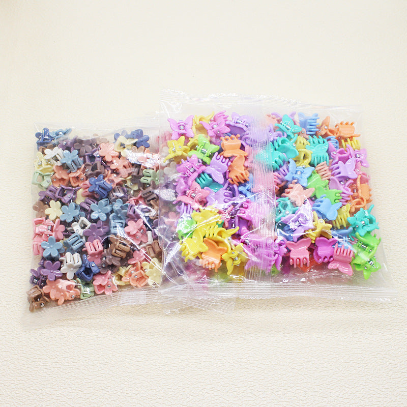 50pcs/ Bag small hairpin cute princess hairpin girl does not hurt hair baby baby jewelry mini children's hair grab clip