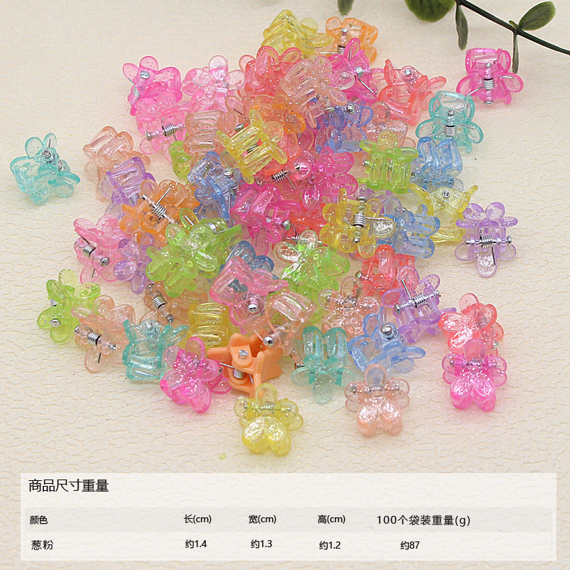 50pcs/ Bag small hairpin cute princess hairpin girl does not hurt hair baby baby jewelry mini children's hair grab clip