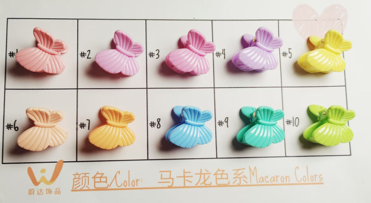 2.5Cm Macaron hairpin Super fairy sweet fashion grab clip Korean version small grab clip bow hair grab clip