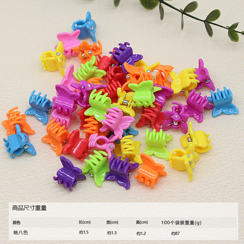 50pcs/ Bag small hairpin cute princess hairpin girl does not hurt hair baby baby jewelry mini children's hair grab clip