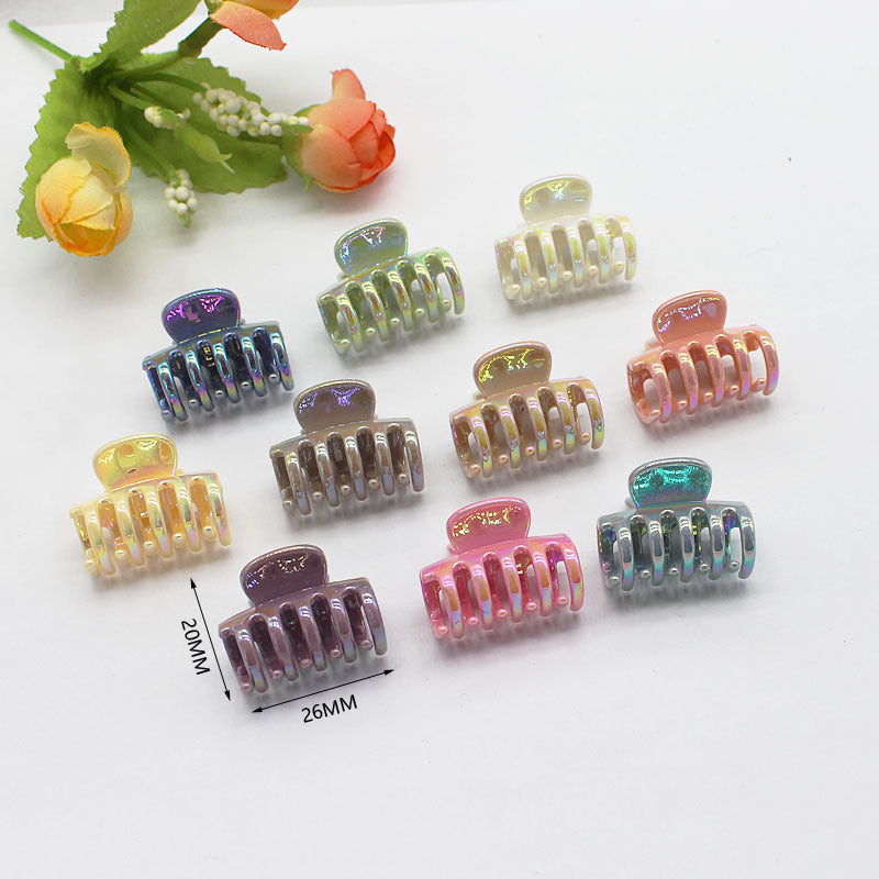 Morandi small clip Korean version Symphony mini grab clip small shark clip broken hairpin high ponytail clip hairpin hair accessories