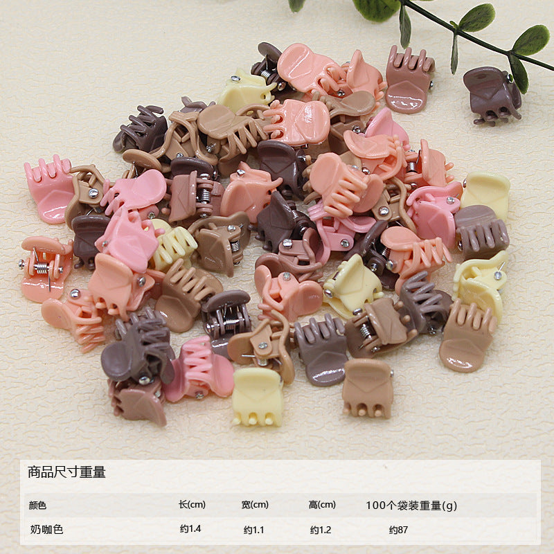 50pcs/ Bag small hairpin cute princess hairpin girl does not hurt hair baby baby jewelry mini children's hair grab clip