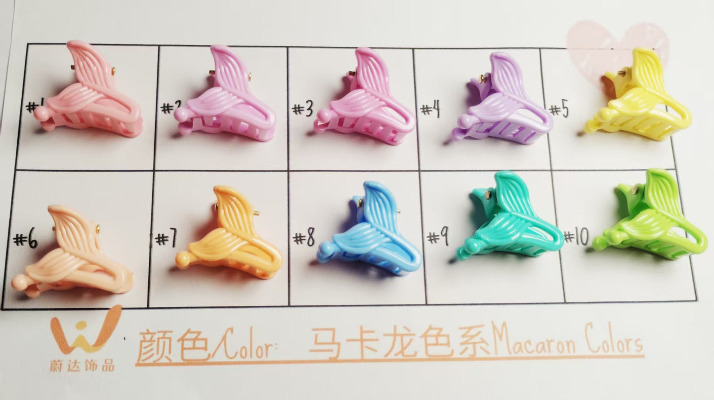 2.5Cm Macaron hairpin Super fairy sweet fashion grab clip Korean version small grab clip bow hair grab clip