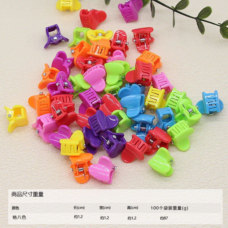 50pcs/ Bag small hairpin cute princess hairpin girl does not hurt hair baby baby jewelry mini children's hair grab clip