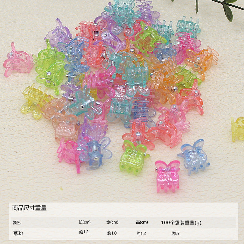 50pcs/ Bag small hairpin cute princess hairpin girl does not hurt hair baby baby jewelry mini children's hair grab clip
