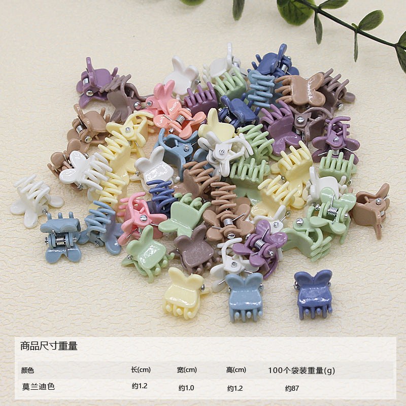 50pcs/ Bag small hairpin cute princess hairpin girl does not hurt hair baby baby jewelry mini children's hair grab clip