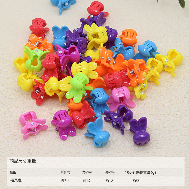 50pcs/ Bag small hairpin cute princess hairpin girl does not hurt hair baby baby jewelry mini children's hair grab clip