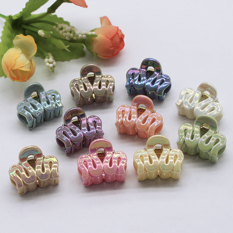 Morandi small clip Korean version Symphony mini grab clip small shark clip broken hairpin high ponytail clip hairpin hair accessories