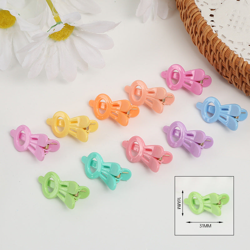 Directly from the manufacturer cute children Korean version ins side clip bangs clip girls mixed multi-color mini duck bill clip wholesale