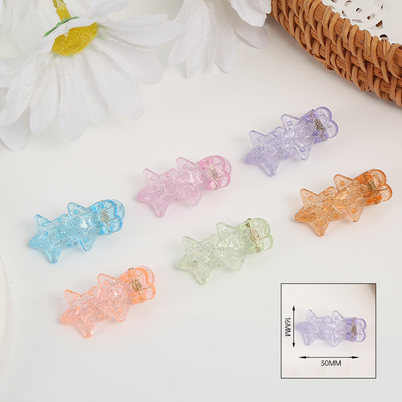 Directly from the manufacturer cute children Korean version ins side clip bangs clip girls mixed multi-color mini duck bill clip wholesale