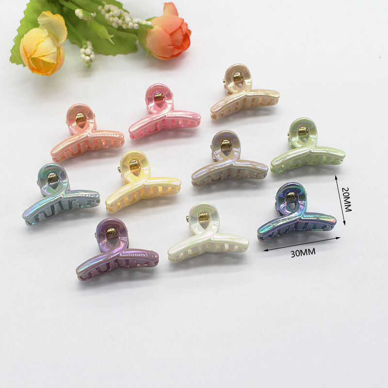 Morandi small clip Korean version Symphony mini grab clip small shark clip broken hairpin high ponytail clip hairpin hair accessories
