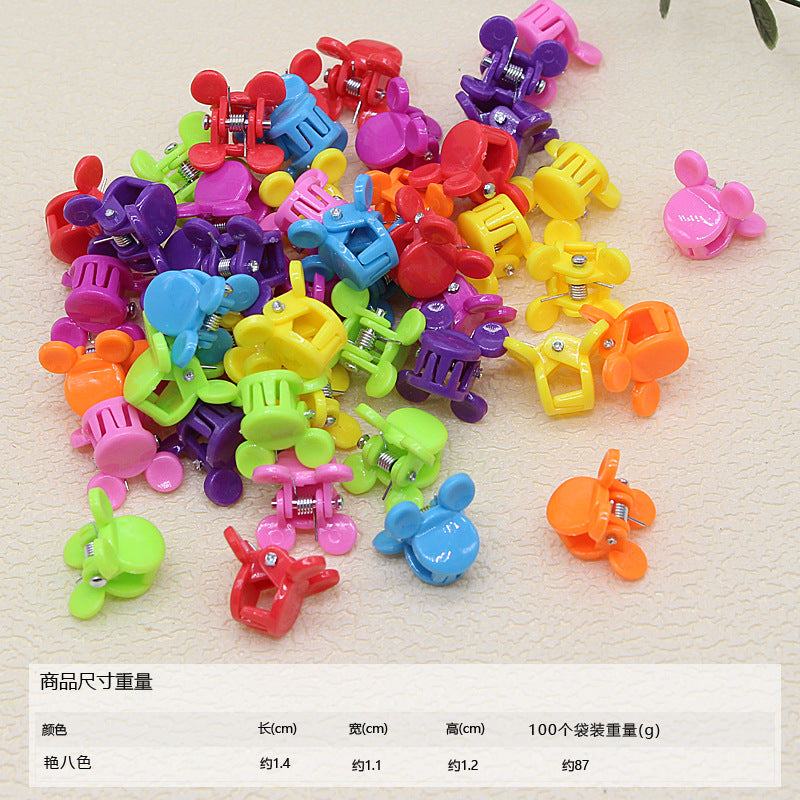50pcs/ Bag small hairpin cute princess hairpin girl does not hurt hair baby baby jewelry mini children's hair grab clip