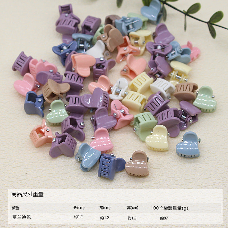 50pcs/ Bag small hairpin cute princess hairpin girl does not hurt hair baby baby jewelry mini children's hair grab clip