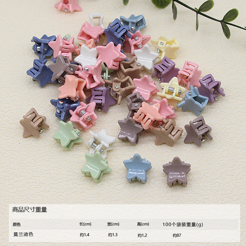 50pcs/ Bag small hairpin cute princess hairpin girl does not hurt hair baby baby jewelry mini children's hair grab clip