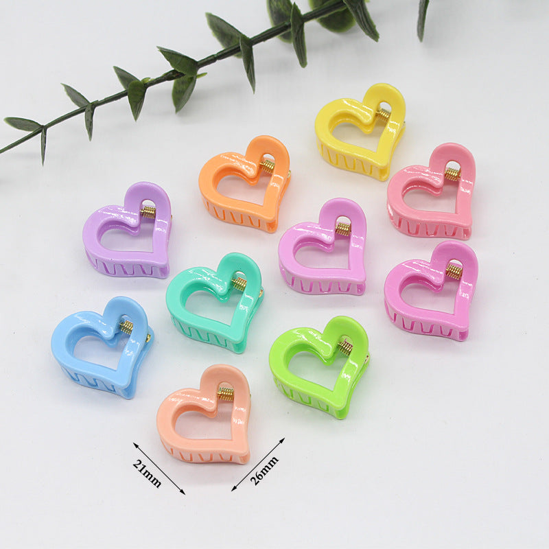 Simple princess head small grab clip female summer forehead side bangs clip broken hair clip edge clip hairpin headdress children