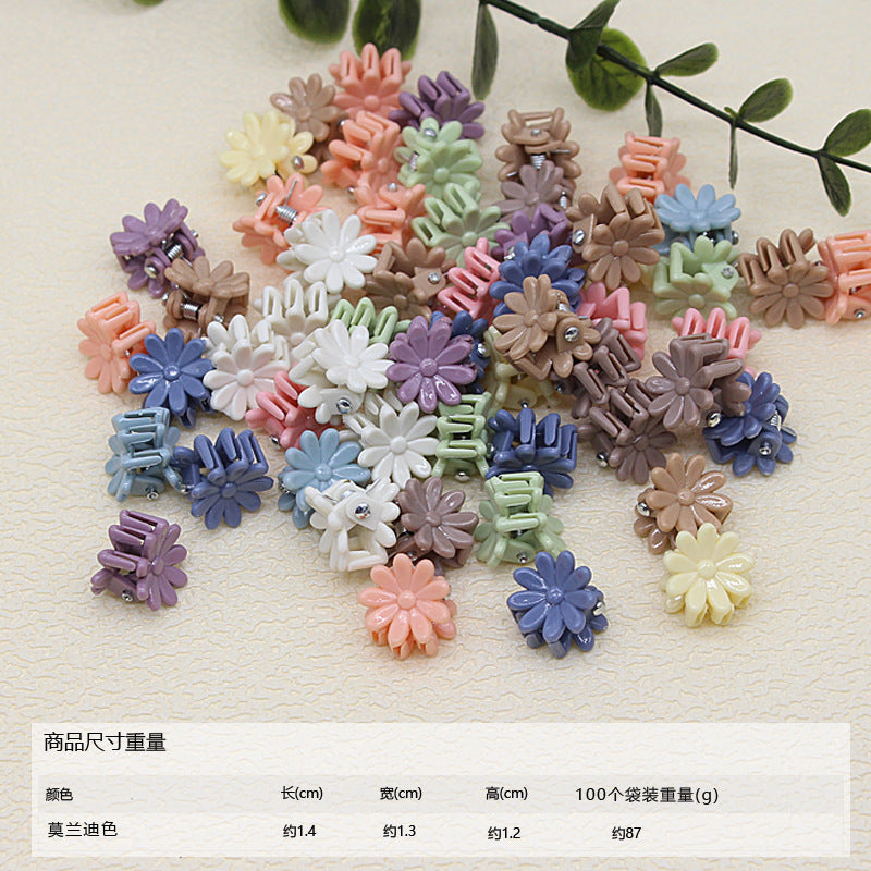 50pcs/ Bag small hairpin cute princess hairpin girl does not hurt hair baby baby jewelry mini children's hair grab clip