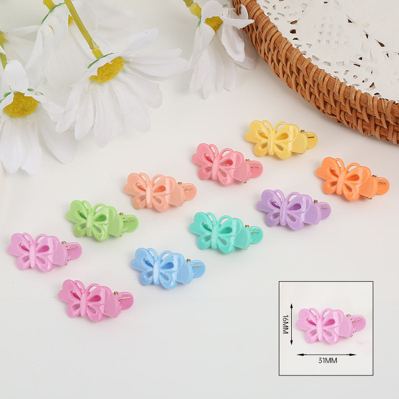 Directly from the manufacturer cute children Korean version ins side clip bangs clip girls mixed multi-color mini duck bill clip wholesale