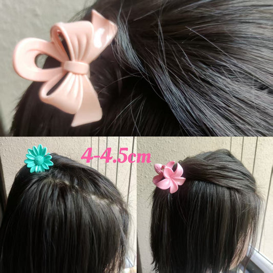 4CM Elegant Simple Small Hair Claw Clip Thick Hair