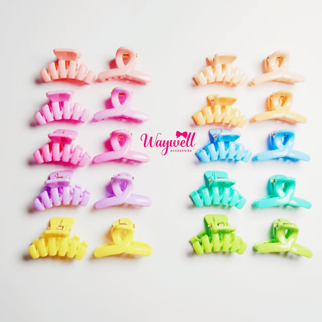 2.5Cm Macaron hairpin Super fairy sweet fashion grab clip Korean version small grab clip bow hair grab clip