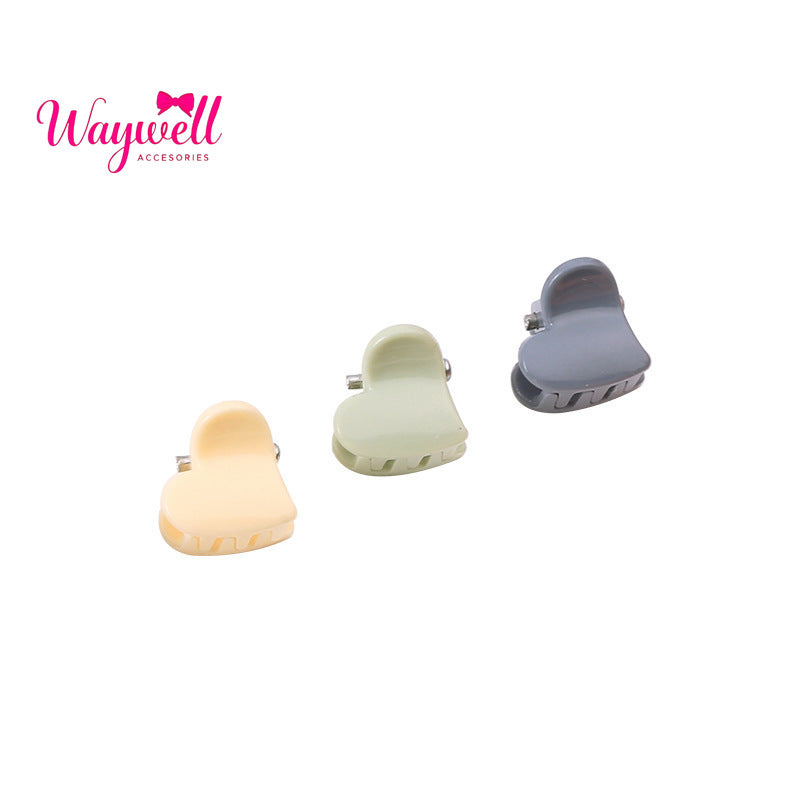 Children's small Morandi Korean version of women's broken hair small grab clip, high-end mini princess side bangs clip